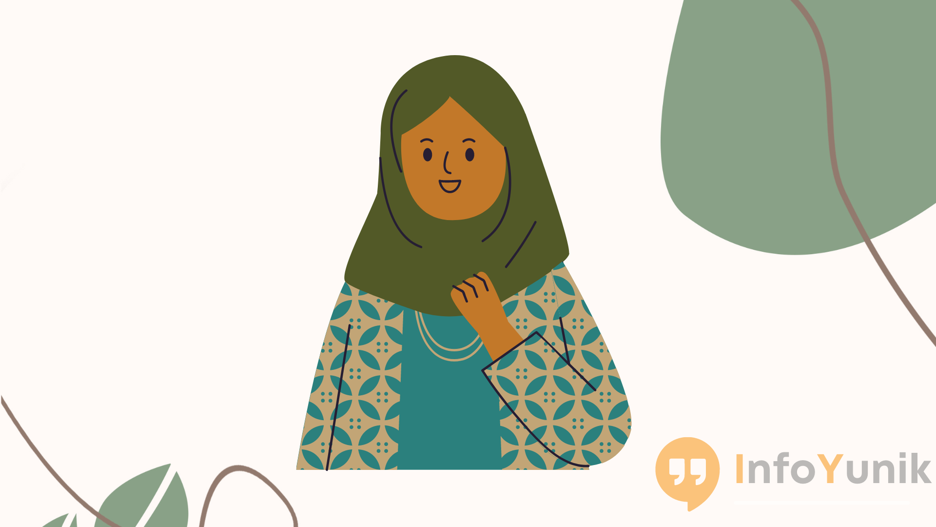 Contoh Model Batik Lengan Panjang Wanita