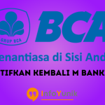 Cara Mengaktifkan Kembali M Banking BCA Via Bank dan Hp